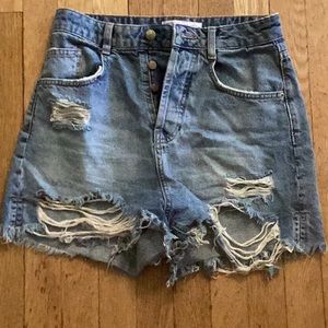 Zara high waisted shorts